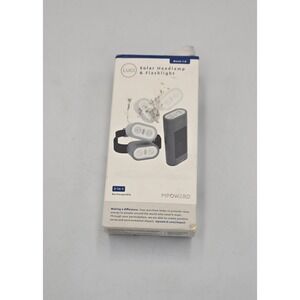 LUCI Solar Headlamp & Flashlight 2-IN 1 Rechargeable 200 Lumens BRAND NEW